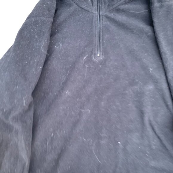 VINTAGE Nike Check Swoosh Mockneck Sweater Jacket Large Black - Picture 4 of 7